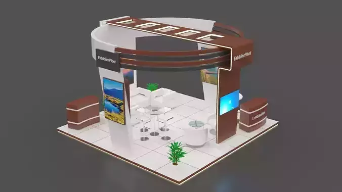 Exhibition Stand Idea Round