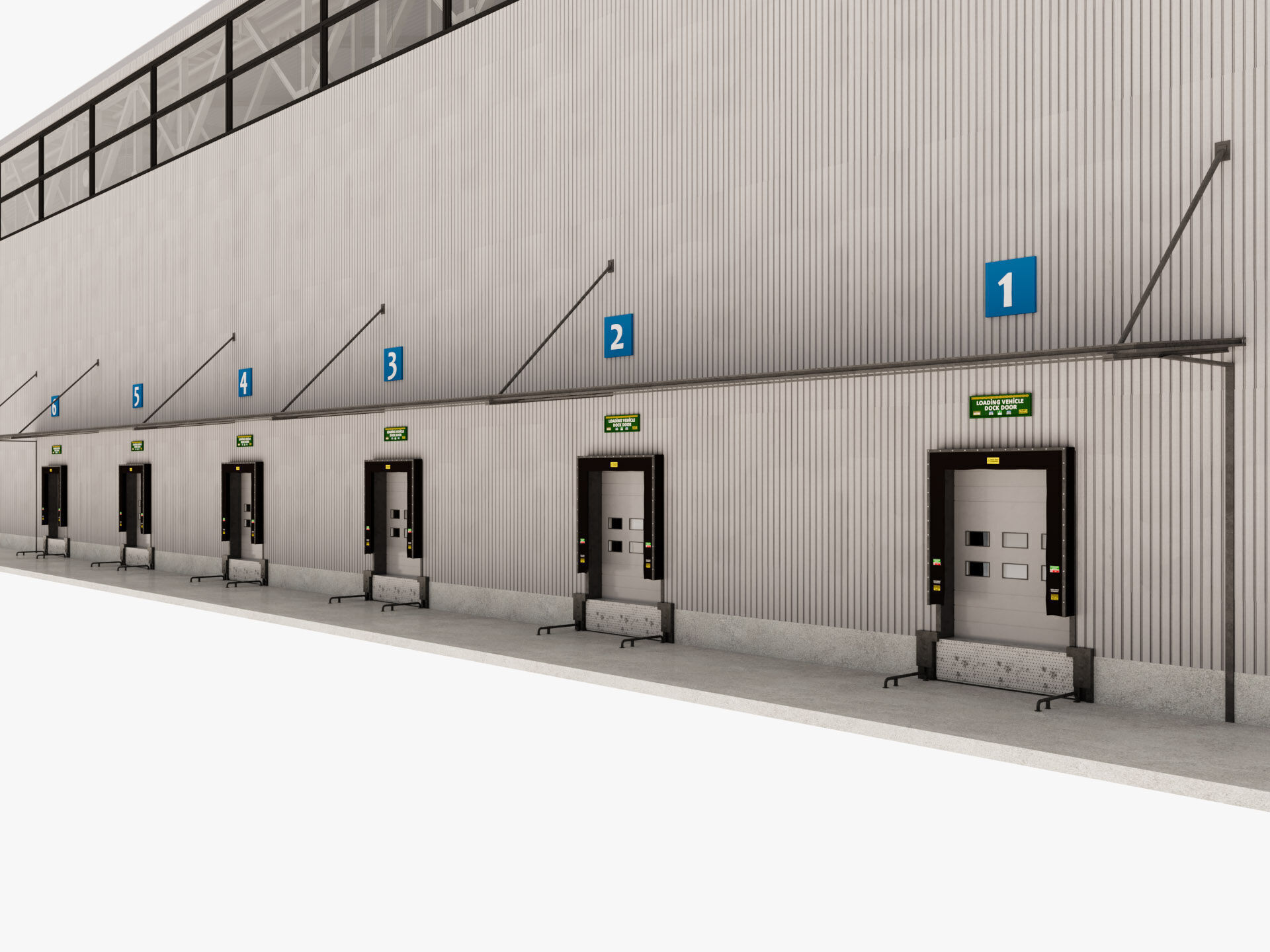 Warehouse Logistic 10 interior and exterior 3D model_3