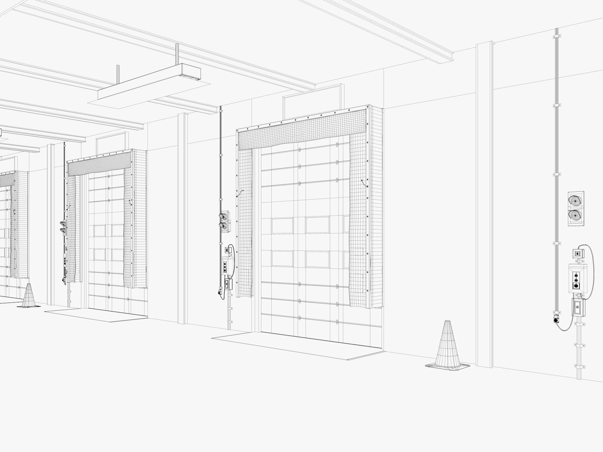 Warehouse Logistic 10 interior and exterior 3D model_25