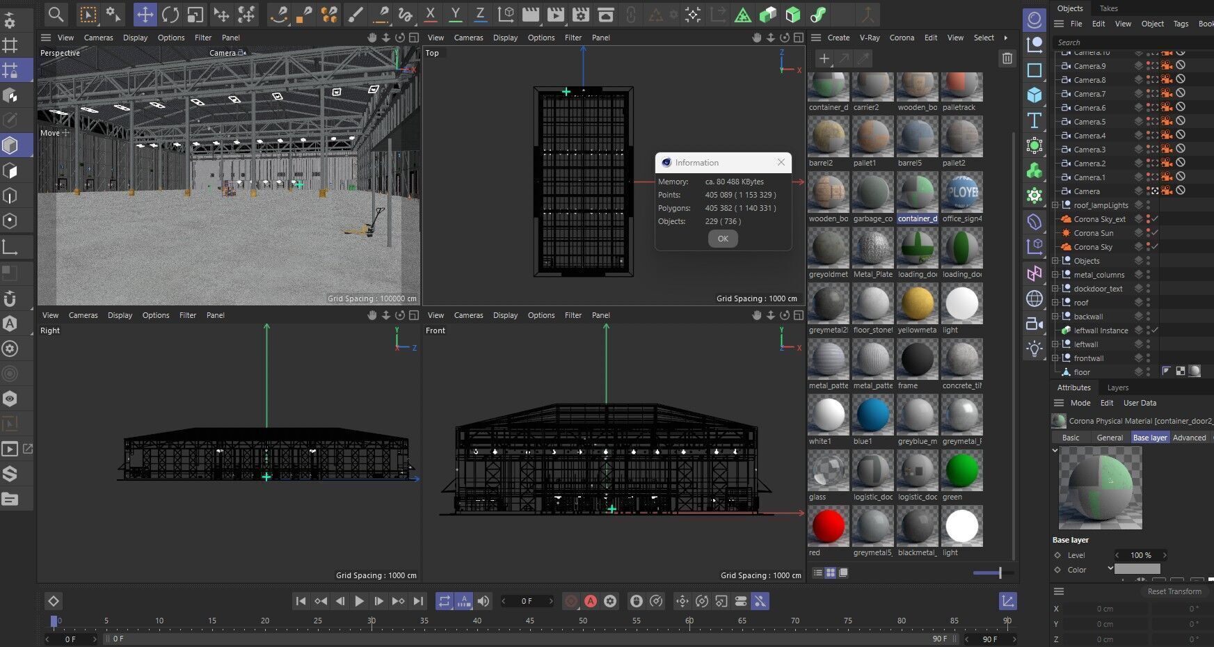 Warehouse Logistic 10 interior and exterior 3D model_27