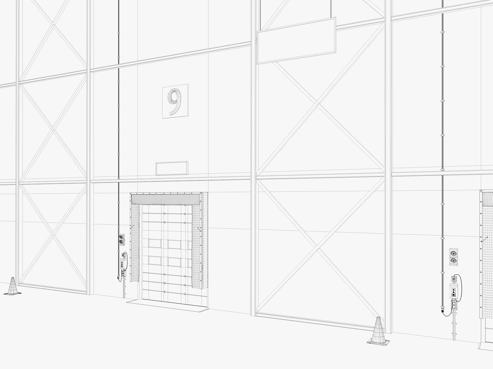 Warehouse Logistic 10 interior and exterior 3D model_24