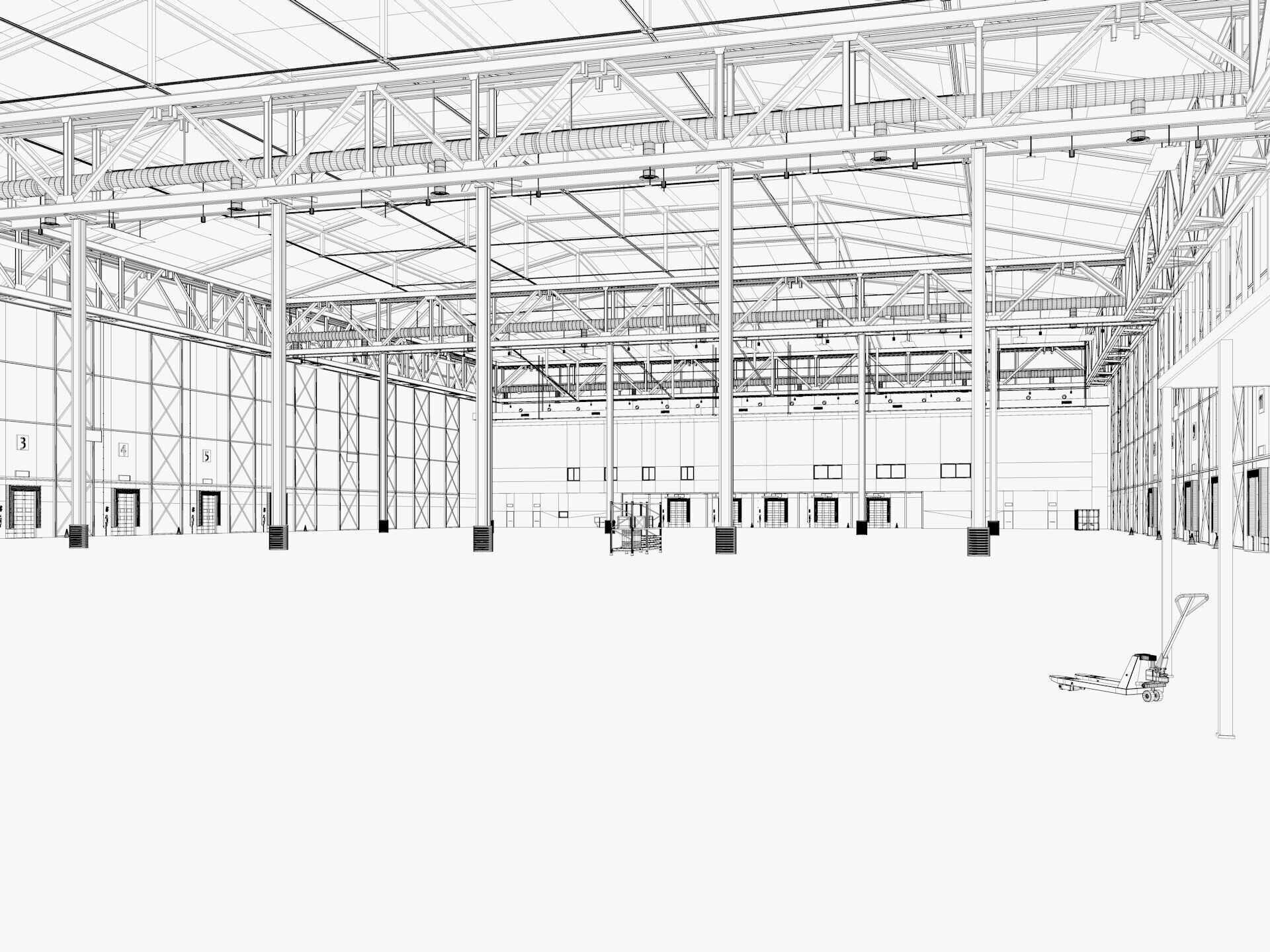 Warehouse Logistic 10 interior and exterior 3D model_18