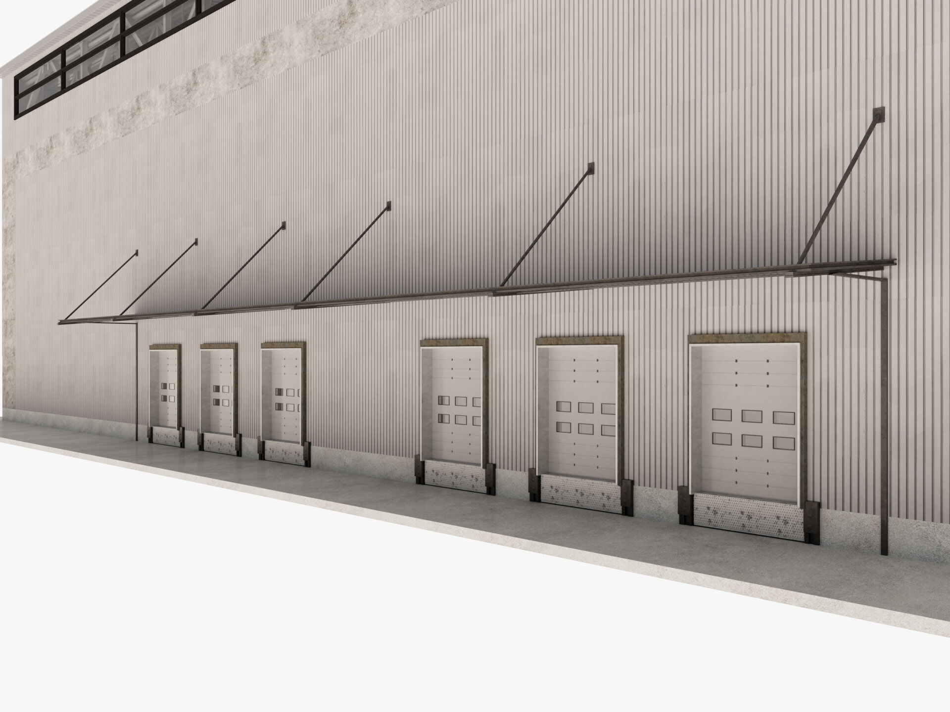 Warehouse Logistic 10 interior and exterior 3D model_16