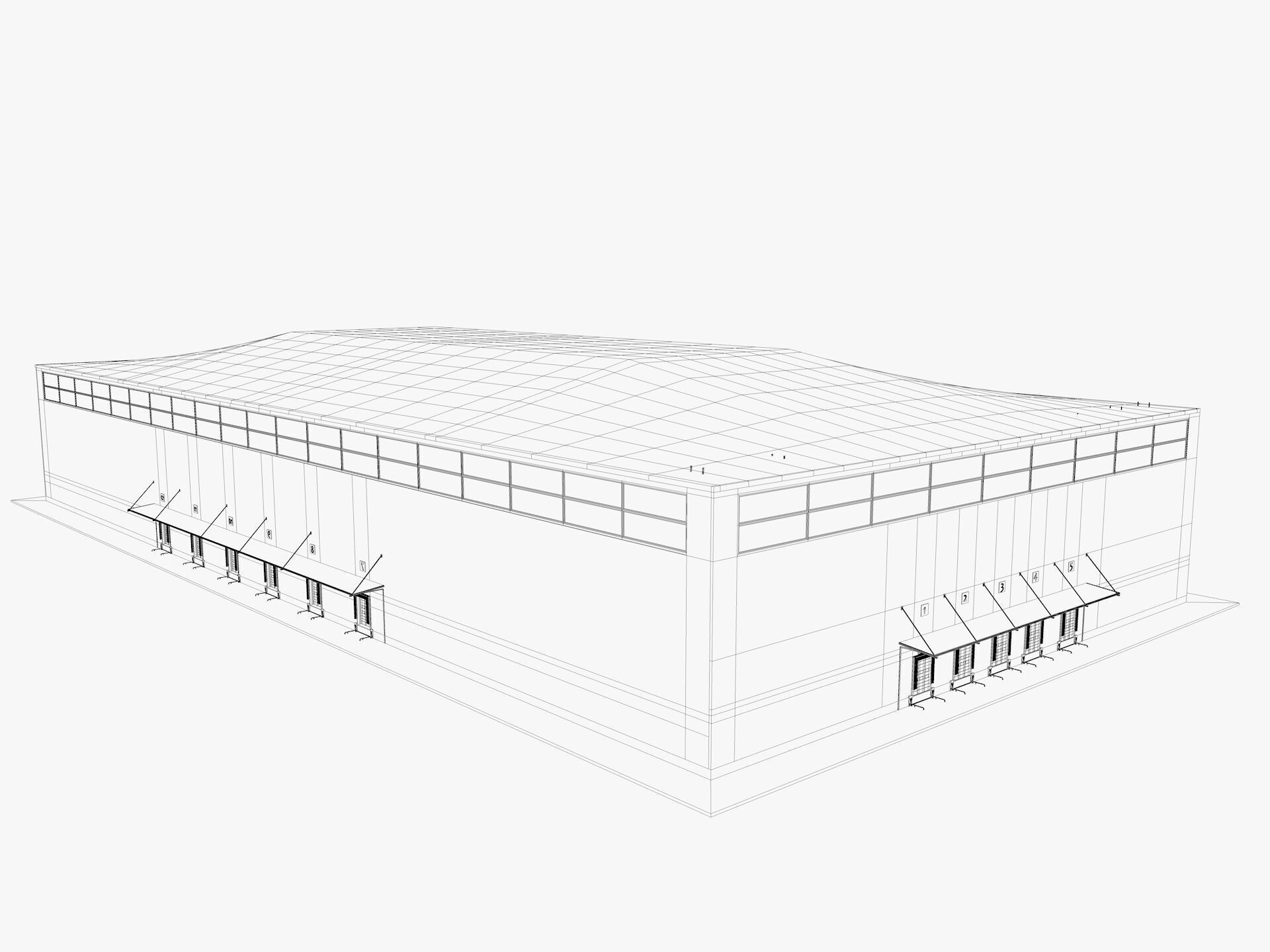 Warehouse Logistic 10 interior and exterior 3D model_26
