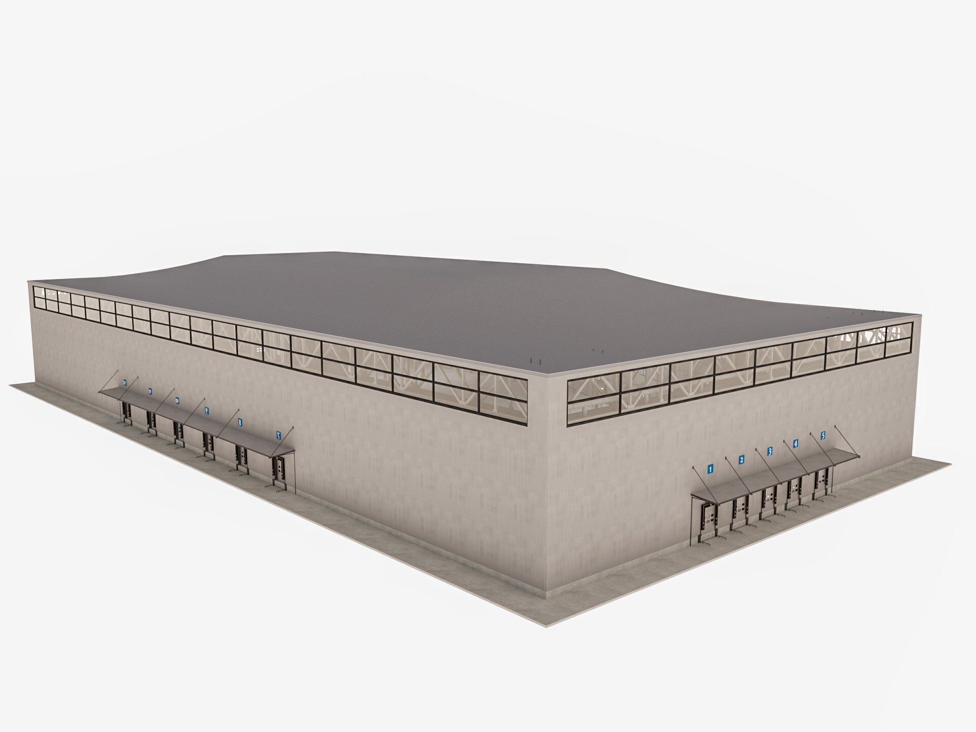 Warehouse Logistic 10 interior and exterior 3D model_1