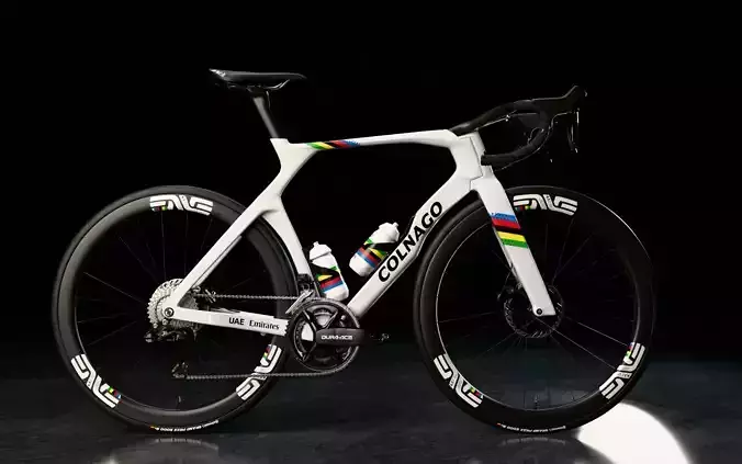 COLNAGO Y1Rs rainbow Tadej Pogacar edition Low-poly 3D model