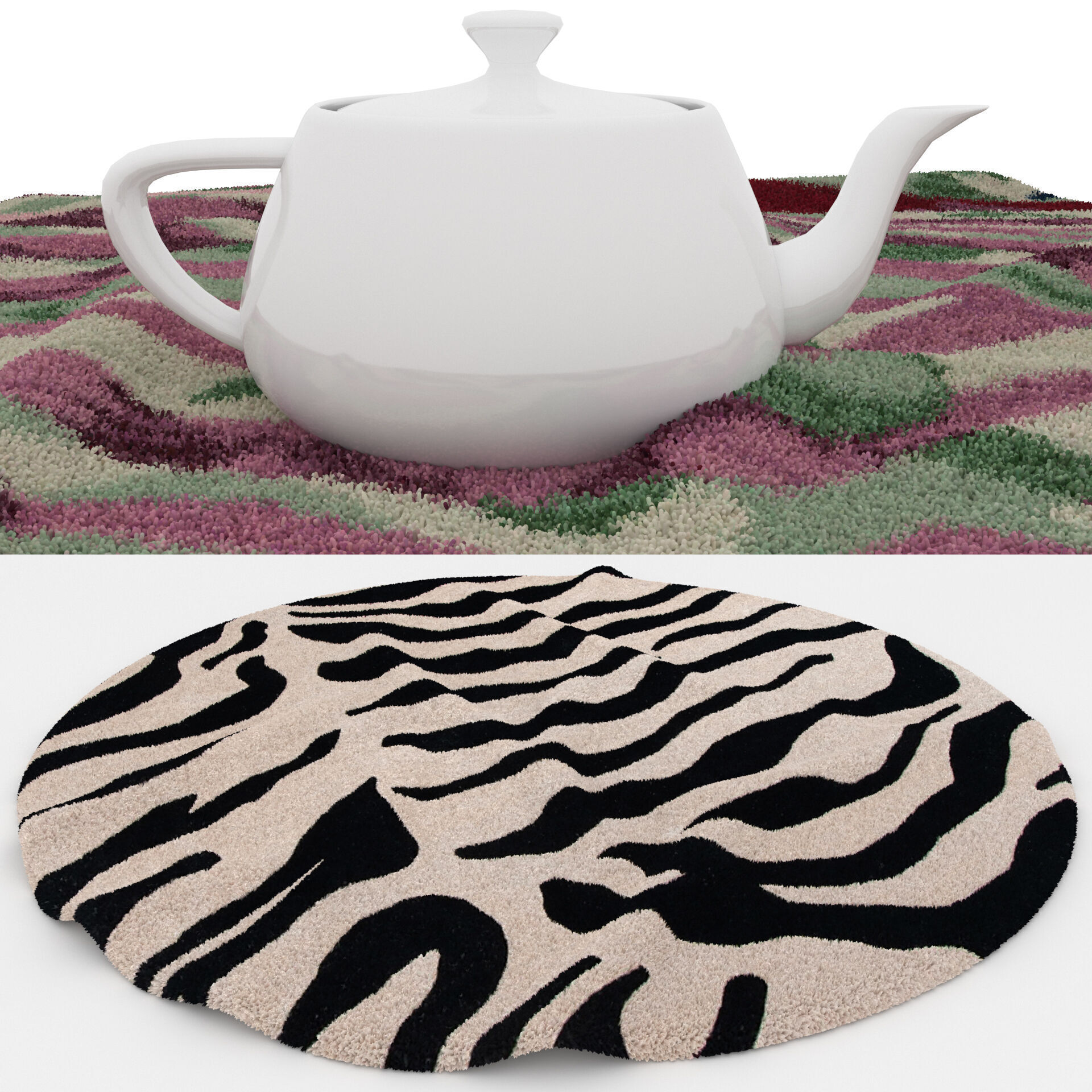 Rugs No 1013 Low-poly 3D model_1