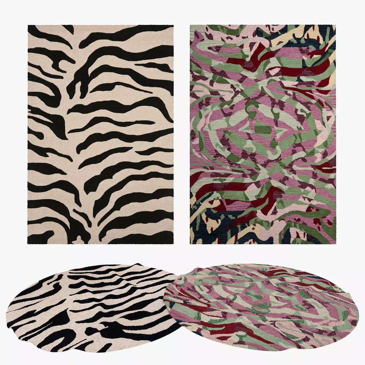 Rugs No 1013 Low-poly 3D model_0