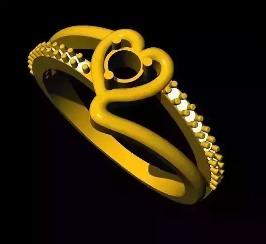 heart ring 3dm file