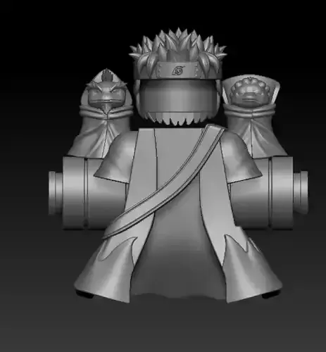 Lego brick minifigure compatible Naruto Sage Mode