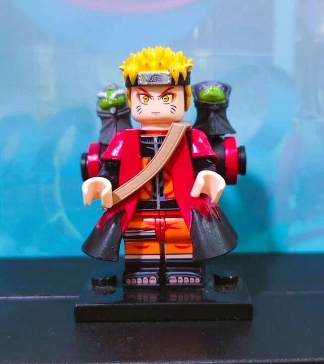 Lego brick minifigure compatible Naruto Sage Mode 3D print model_3