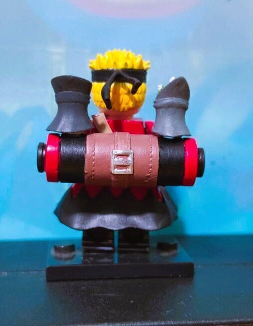 Lego brick minifigure compatible Naruto Sage Mode 3D print model_5