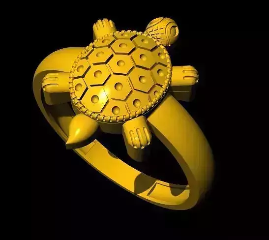 Tortoise Ring 3dm file