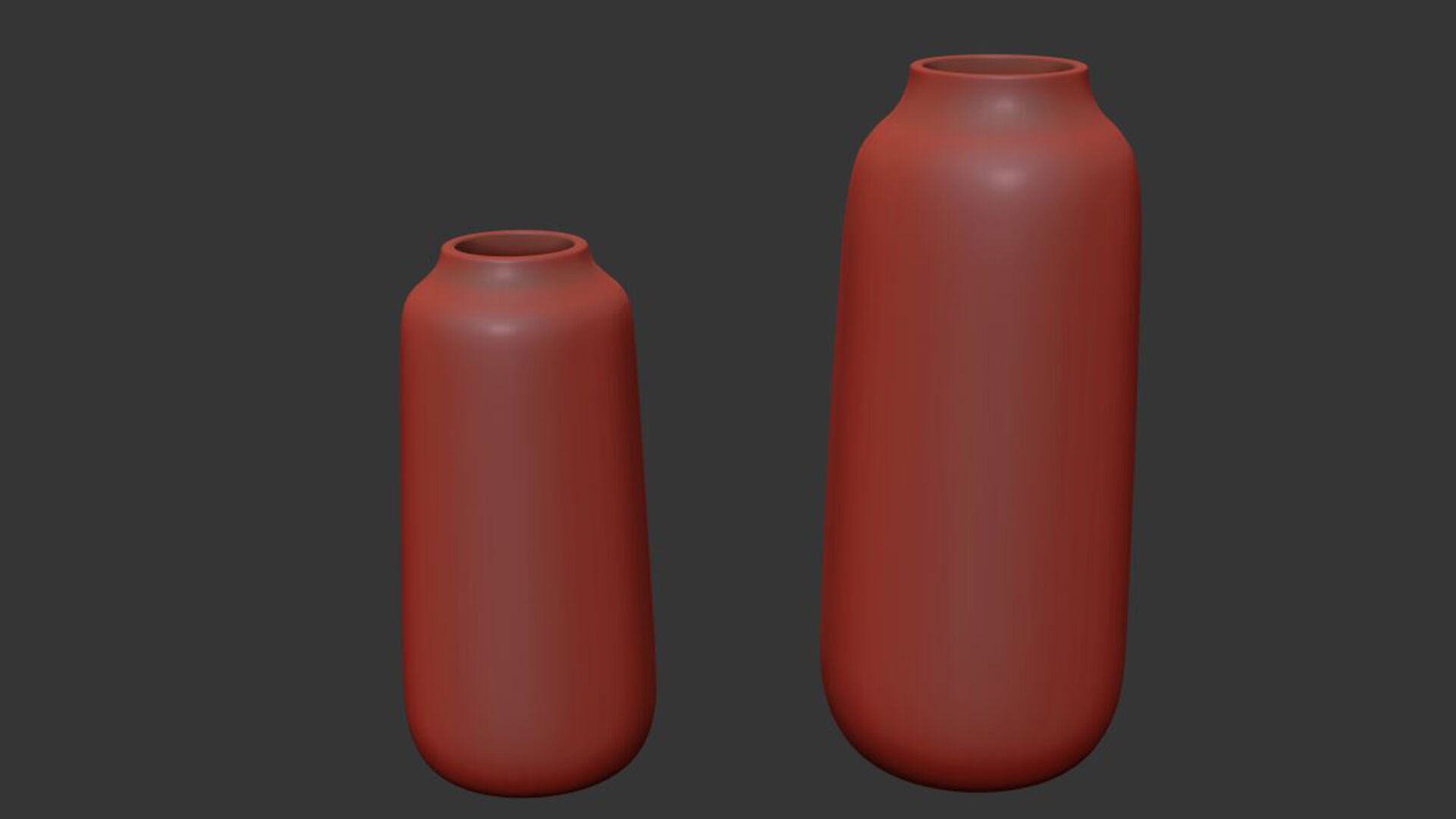 TERESA Black and White Vase Collection 3D model_7