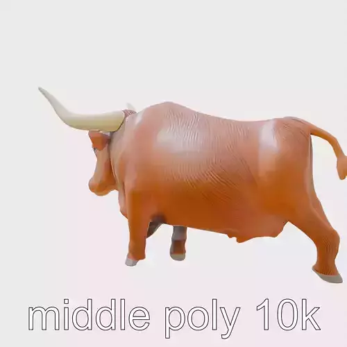 Majestic Longhorn Bull on Rugged Terrain Sculpture