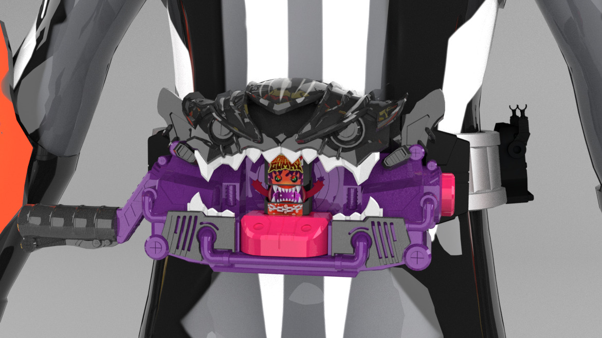 Kamen Rider Bitter Gavv 3D model_2