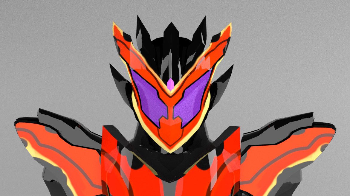 Kamen Rider Bitter Gavv 3D model_1