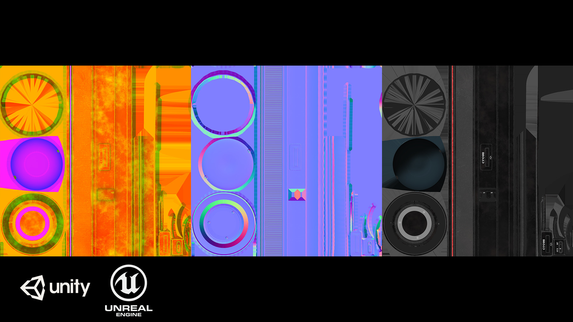 Used DSLR Camera Game Ready Assets Low-poly 3D model_13