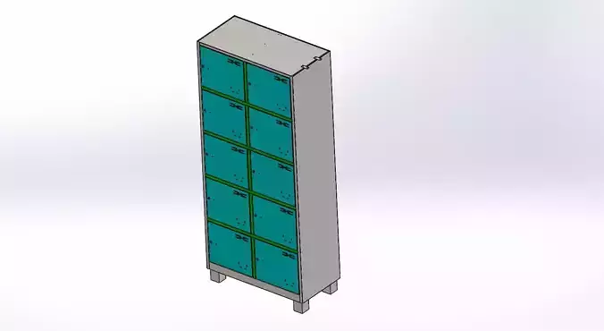 Metal locker or Storage  in SS Size H 2050 x W 900 x D 450 mm