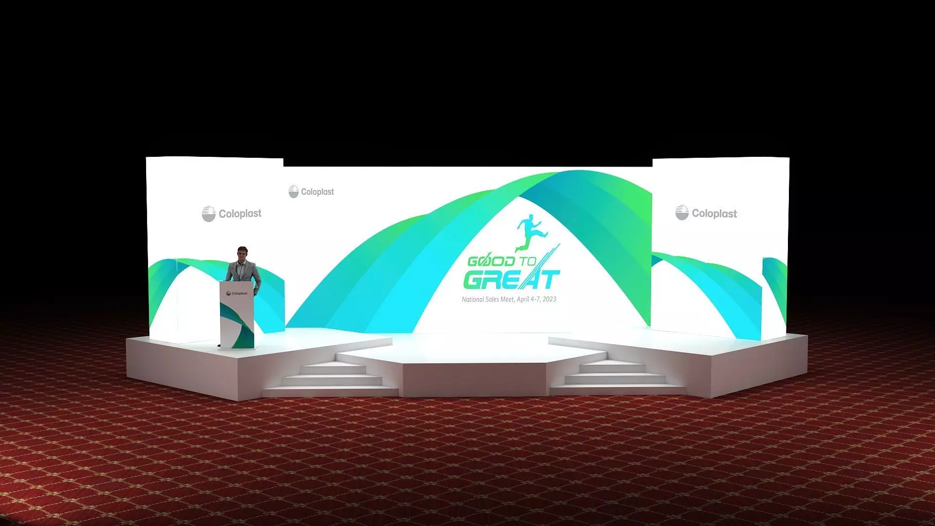 EVENT STAGE DESIGN 3D model