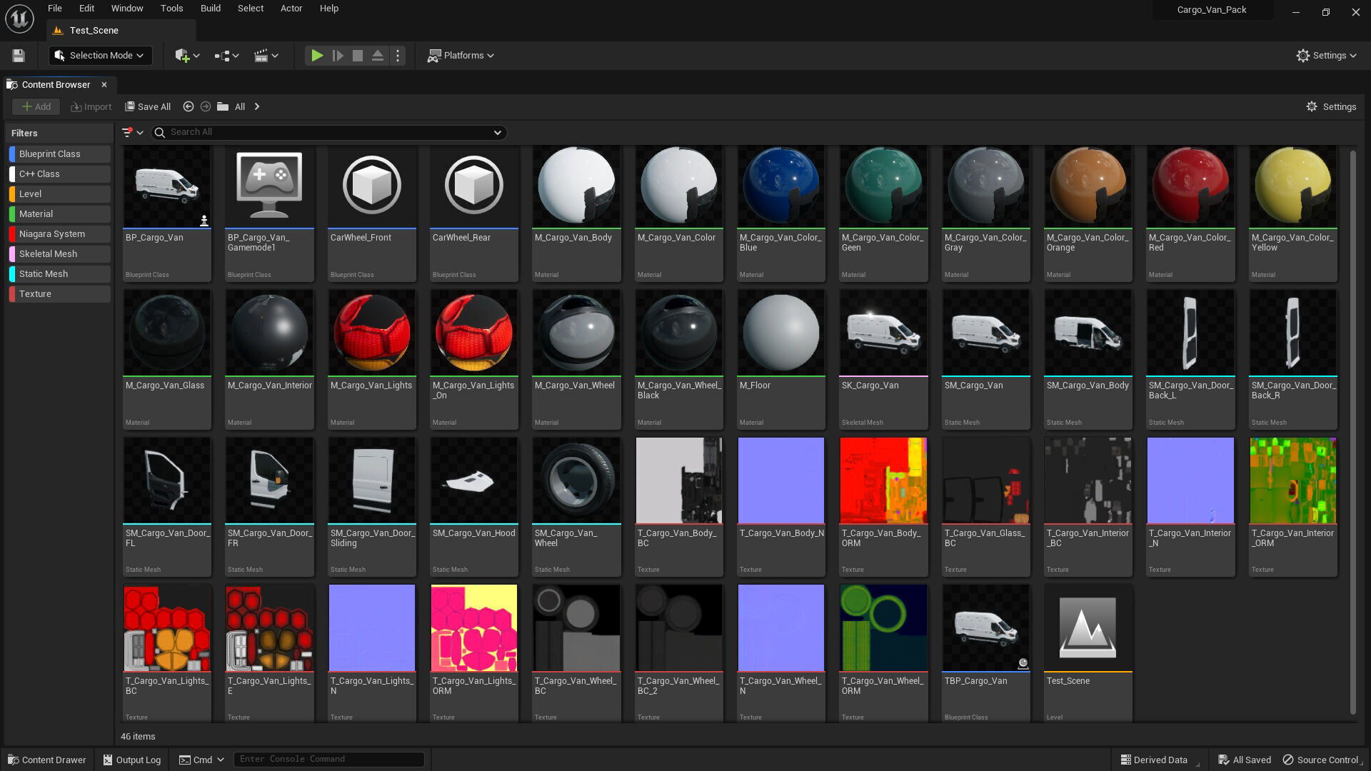 Cargo Van - Transit - Game Ready Vehicle Low-poly 3D model_10