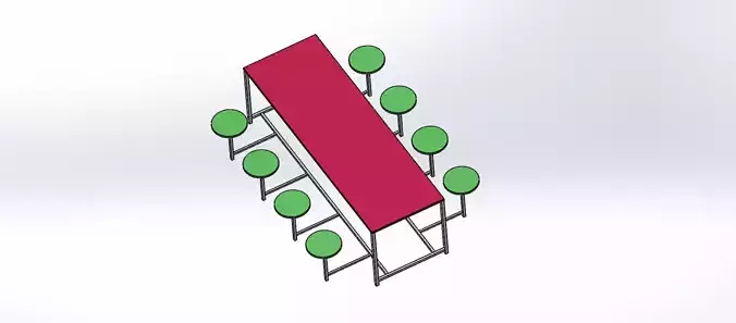 Dinning table 8 Seater in SS 