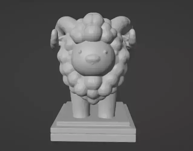 Ram Sculpture