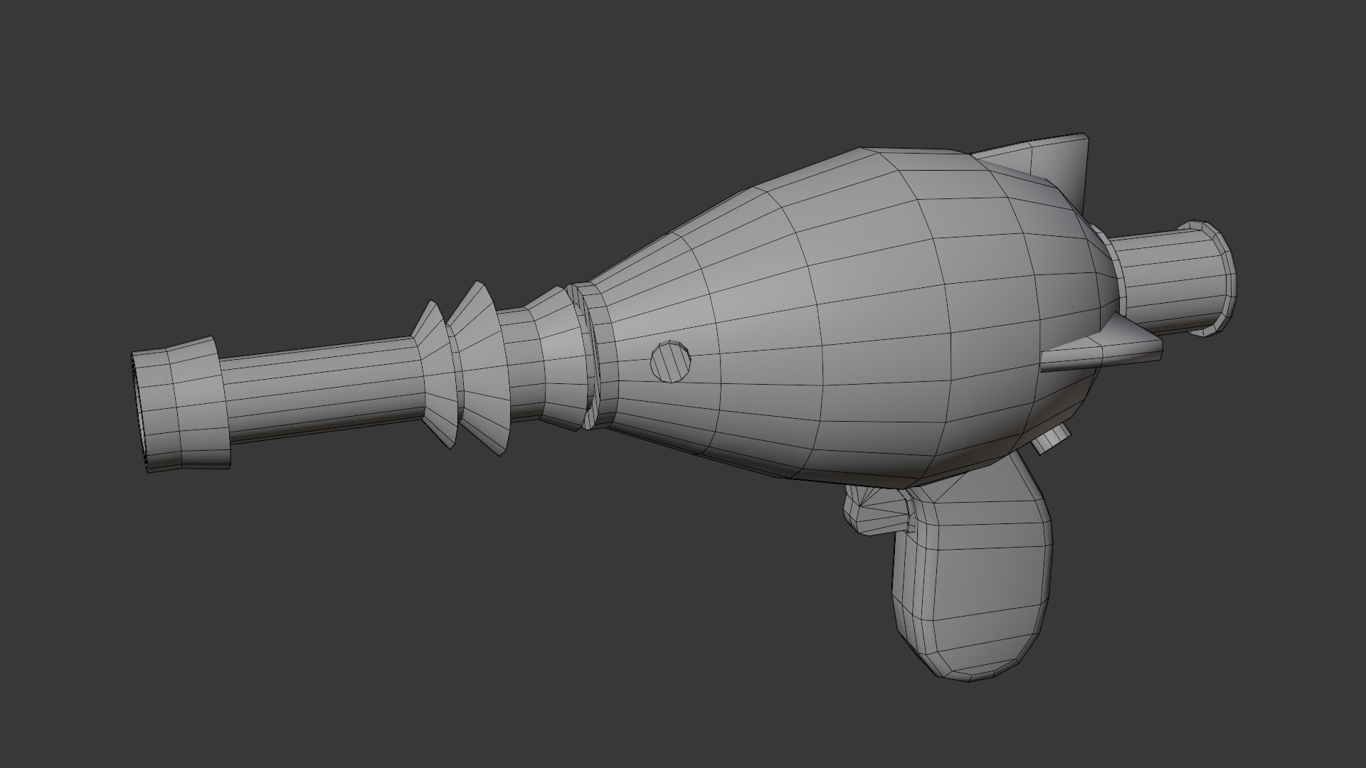 Game Ready Nukegun from fallout Low-poly 3D model_7
