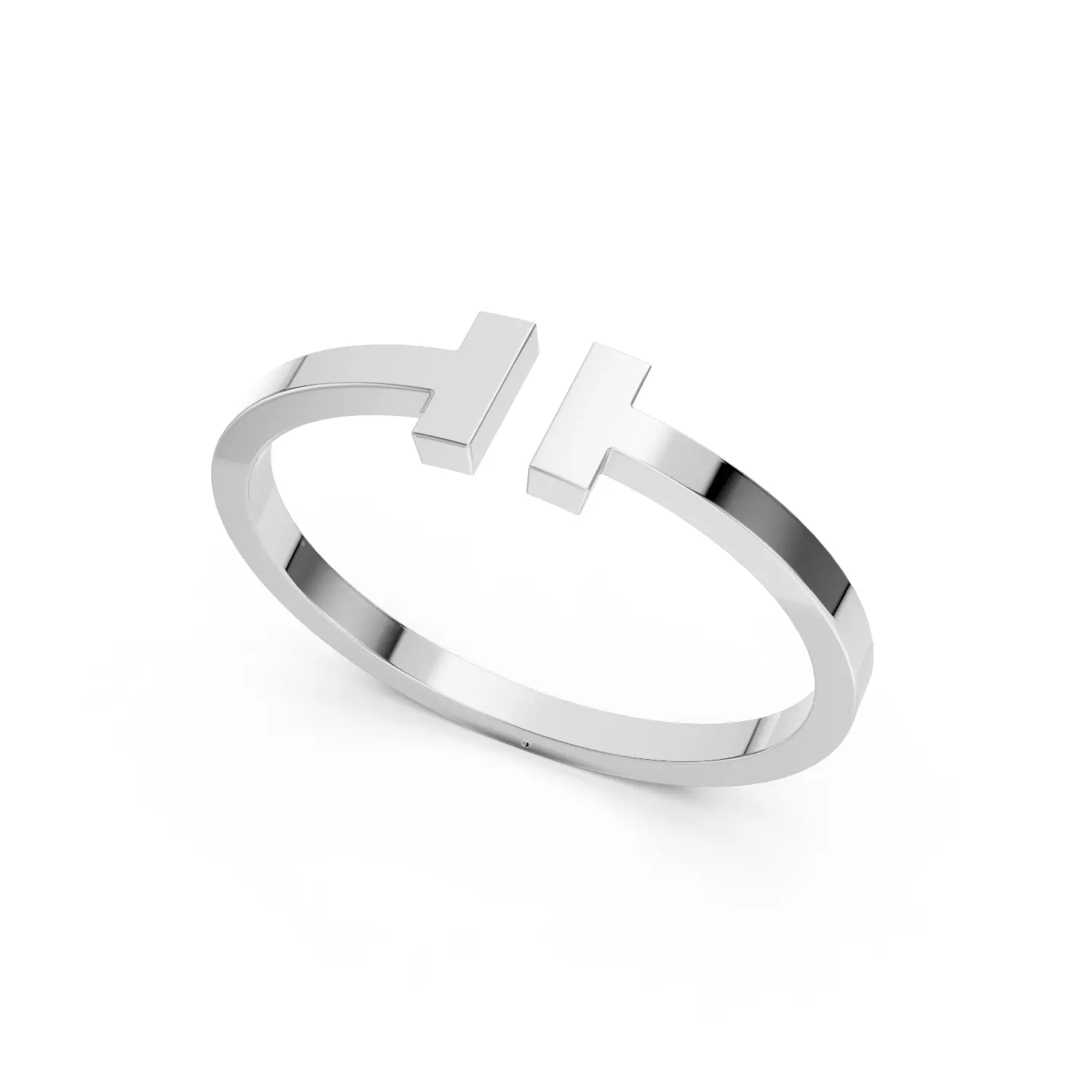 Tiffany T Square Bracelet 3D model 3D printable | CGTrader