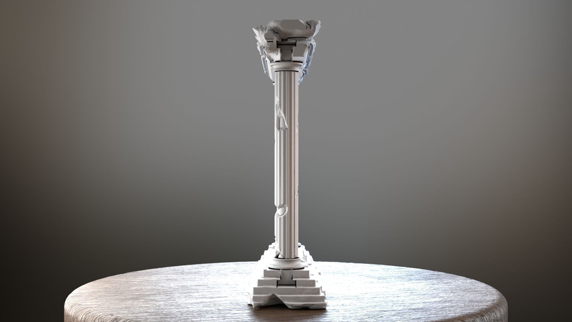 Greek Phone Stand 3D Print 3D print model_5