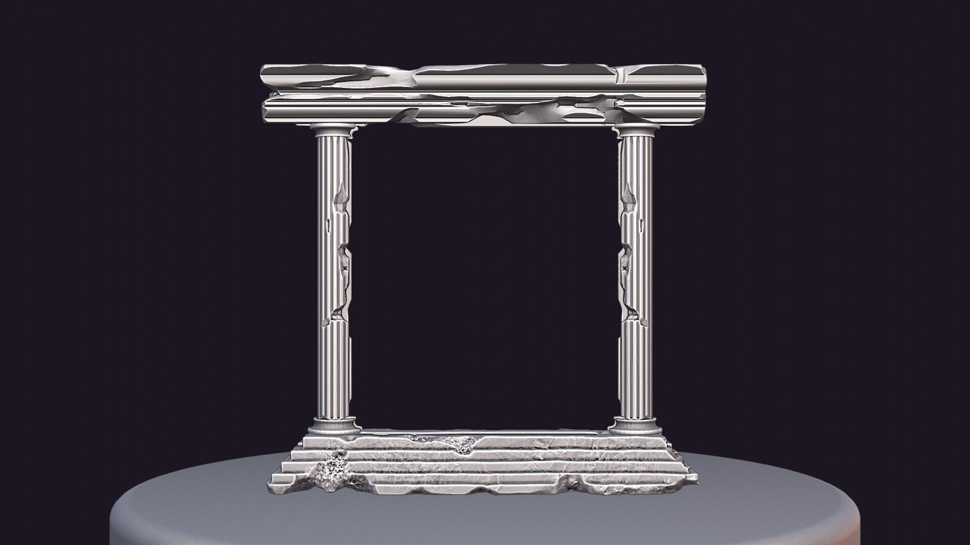Greek Phone Stand 3D Print 3D print model_16