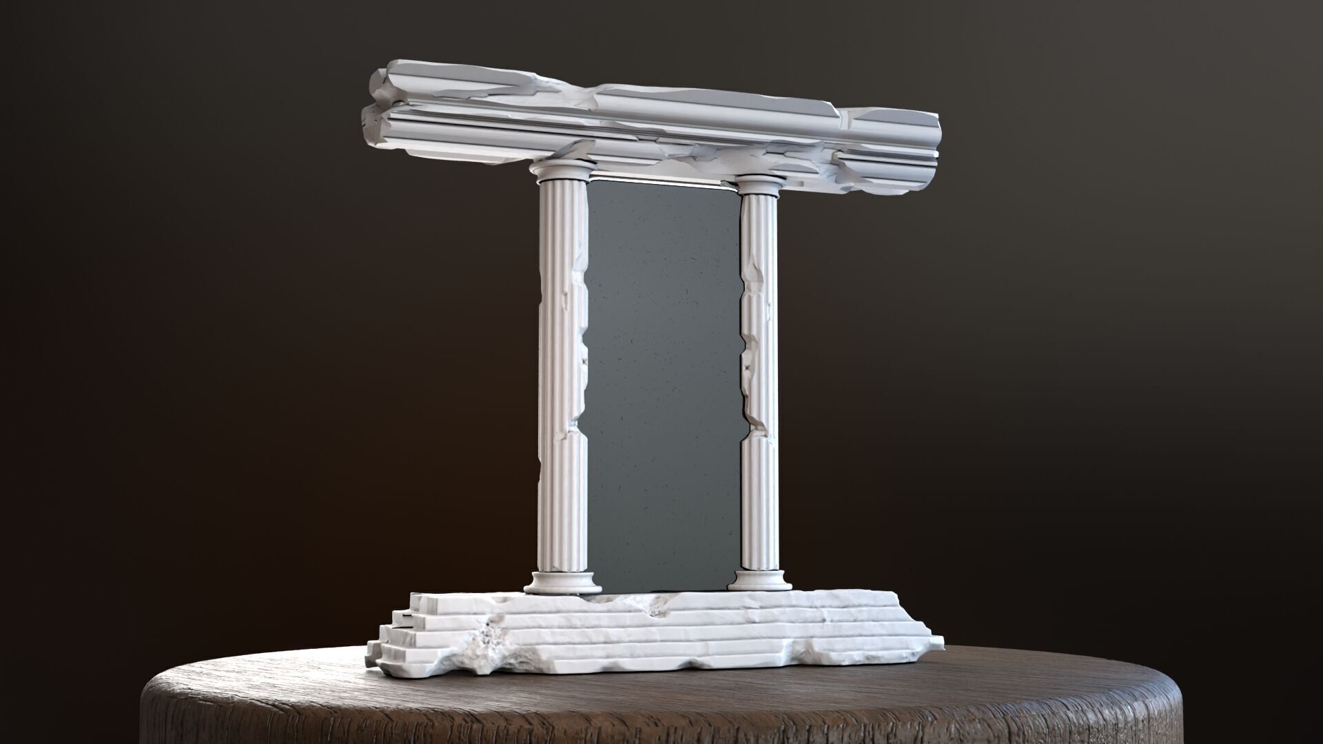 Greek Phone Stand 3D Print 3D print model_11