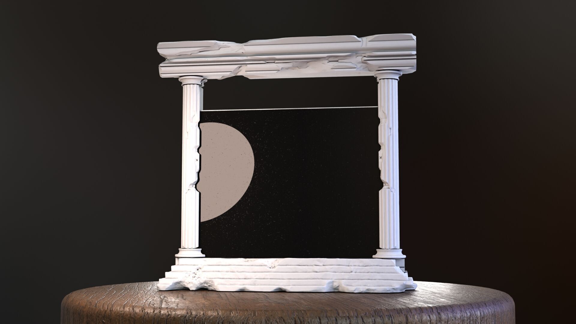 Greek Phone Stand 3D Print 3D print model_12