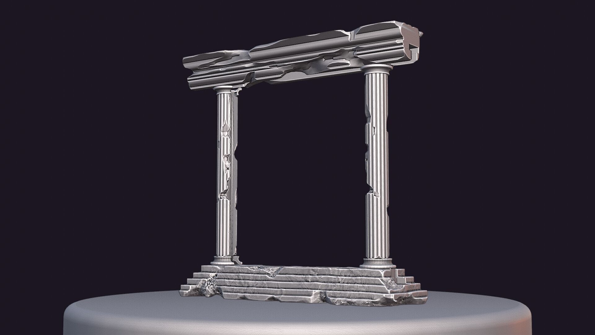 Greek Phone Stand 3D Print 3D print model_14