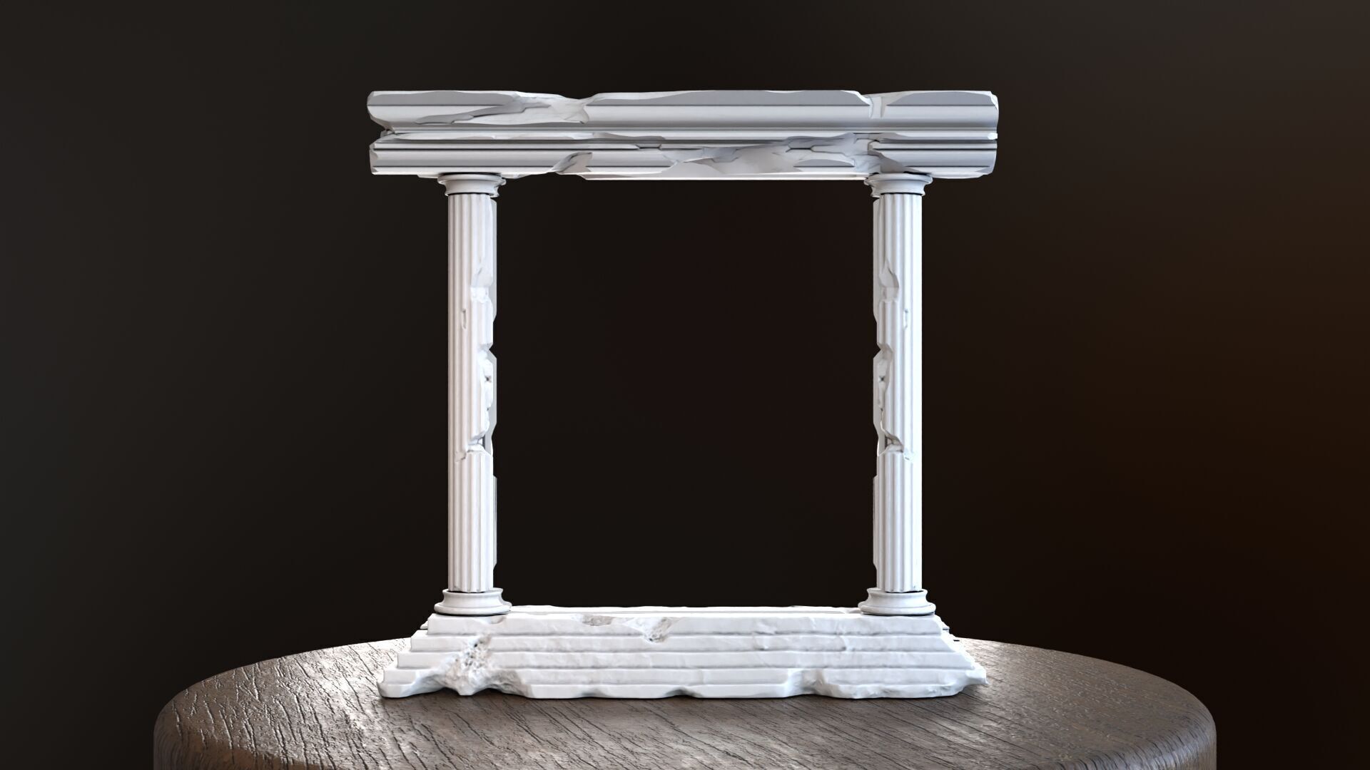 Greek Phone Stand 3D Print 3D print model_4