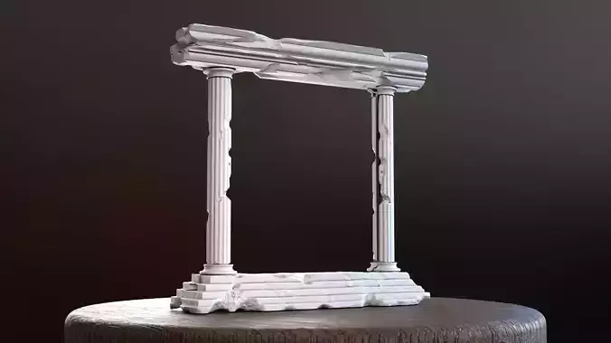 Greek Phone Stand 3D Print
