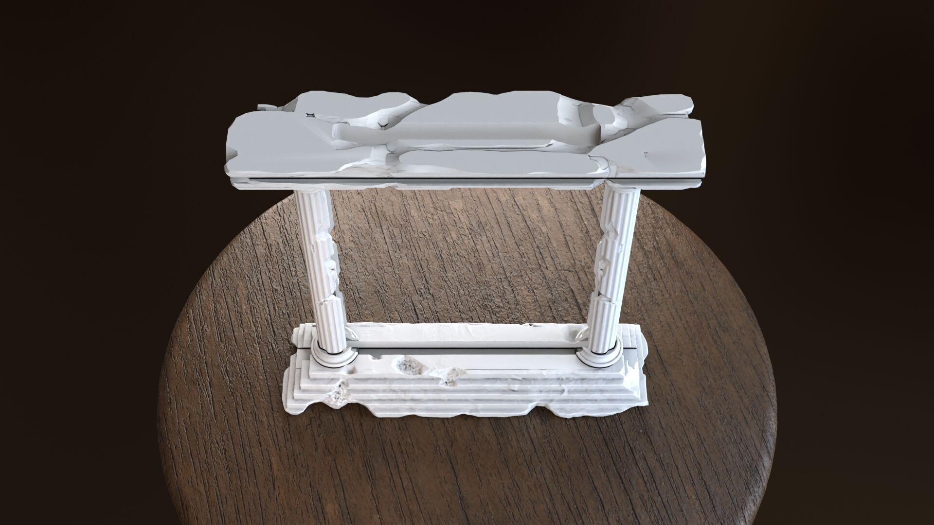 Greek Phone Stand 3D Print 3D print model_6