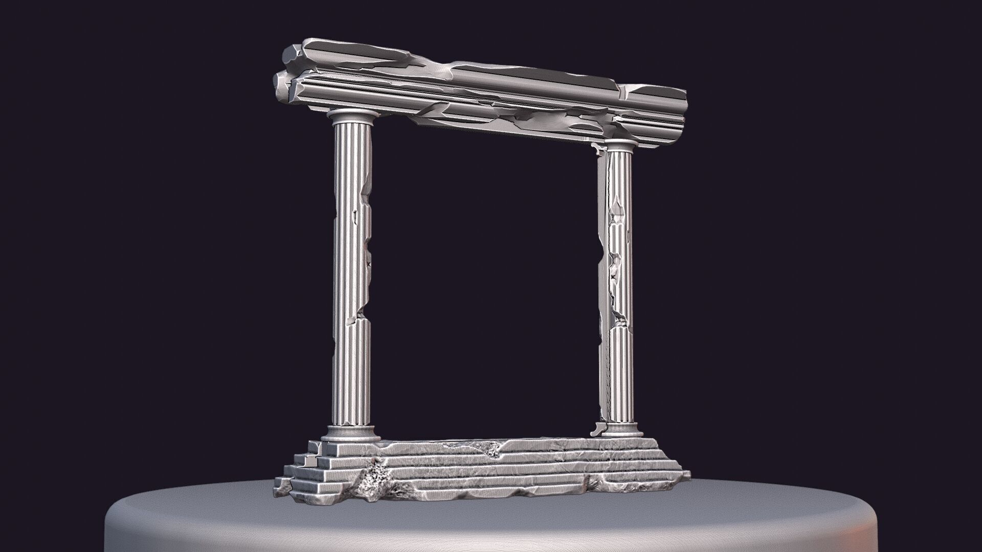 Greek Phone Stand 3D Print 3D print model_13
