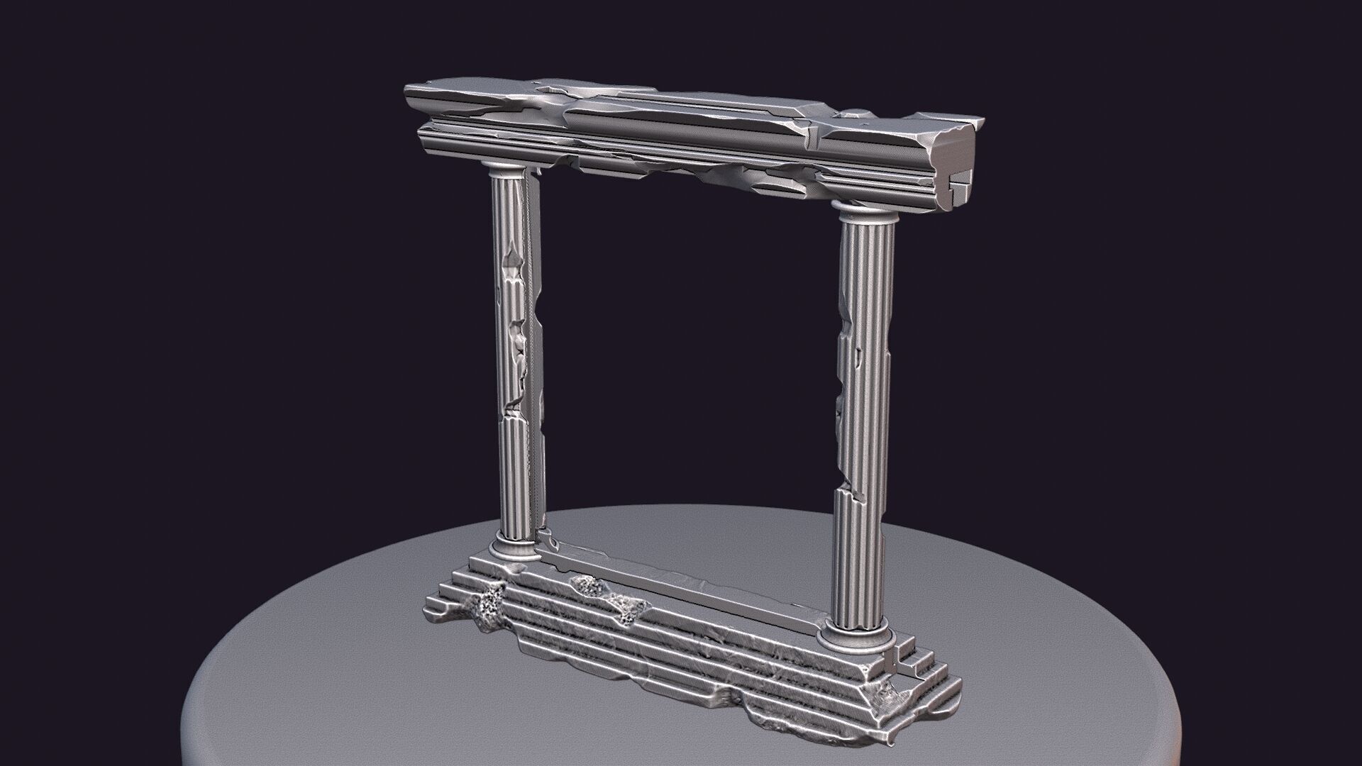 Greek Phone Stand 3D Print 3D print model_15