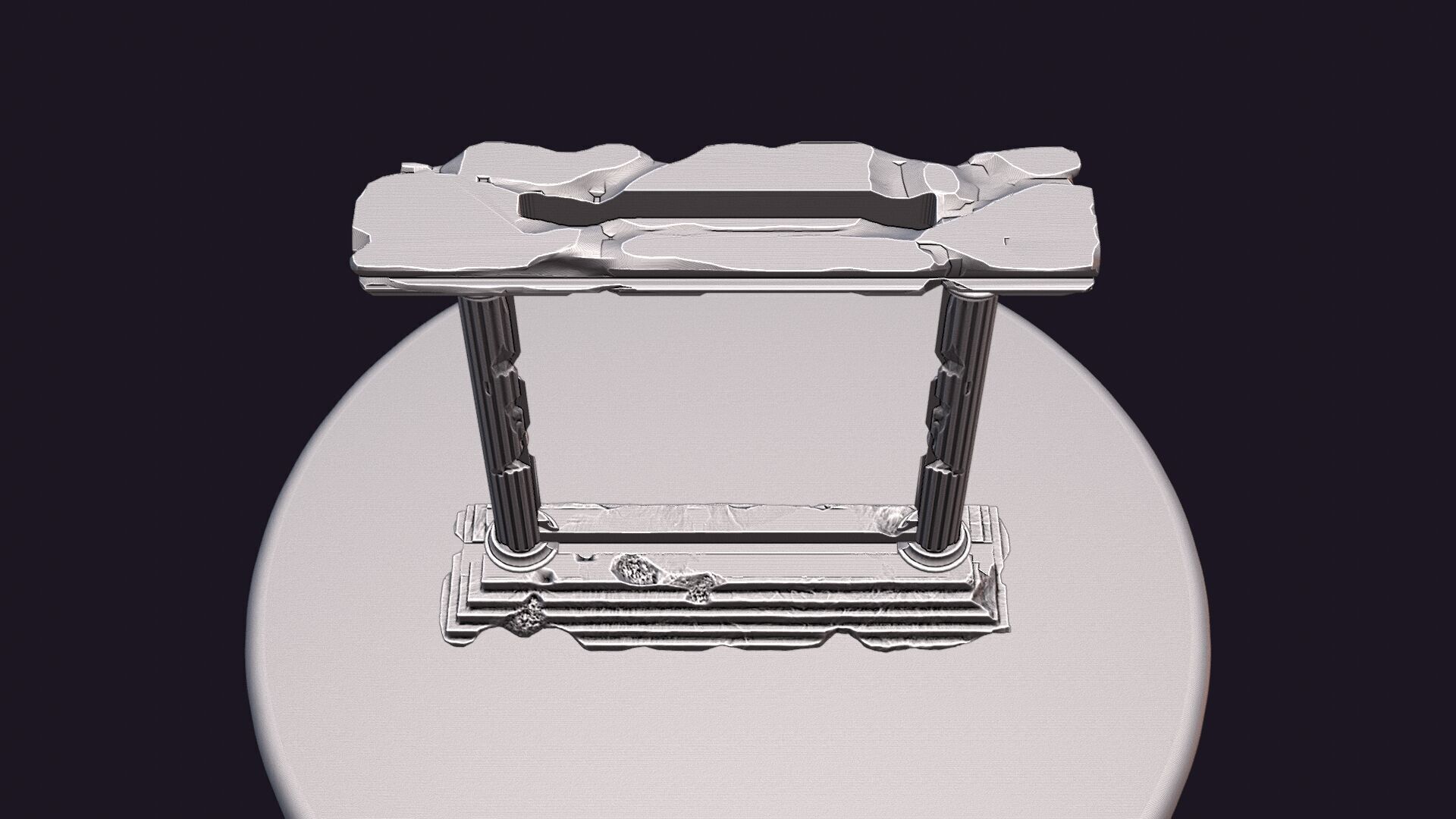 Greek Phone Stand 3D Print 3D print model_18