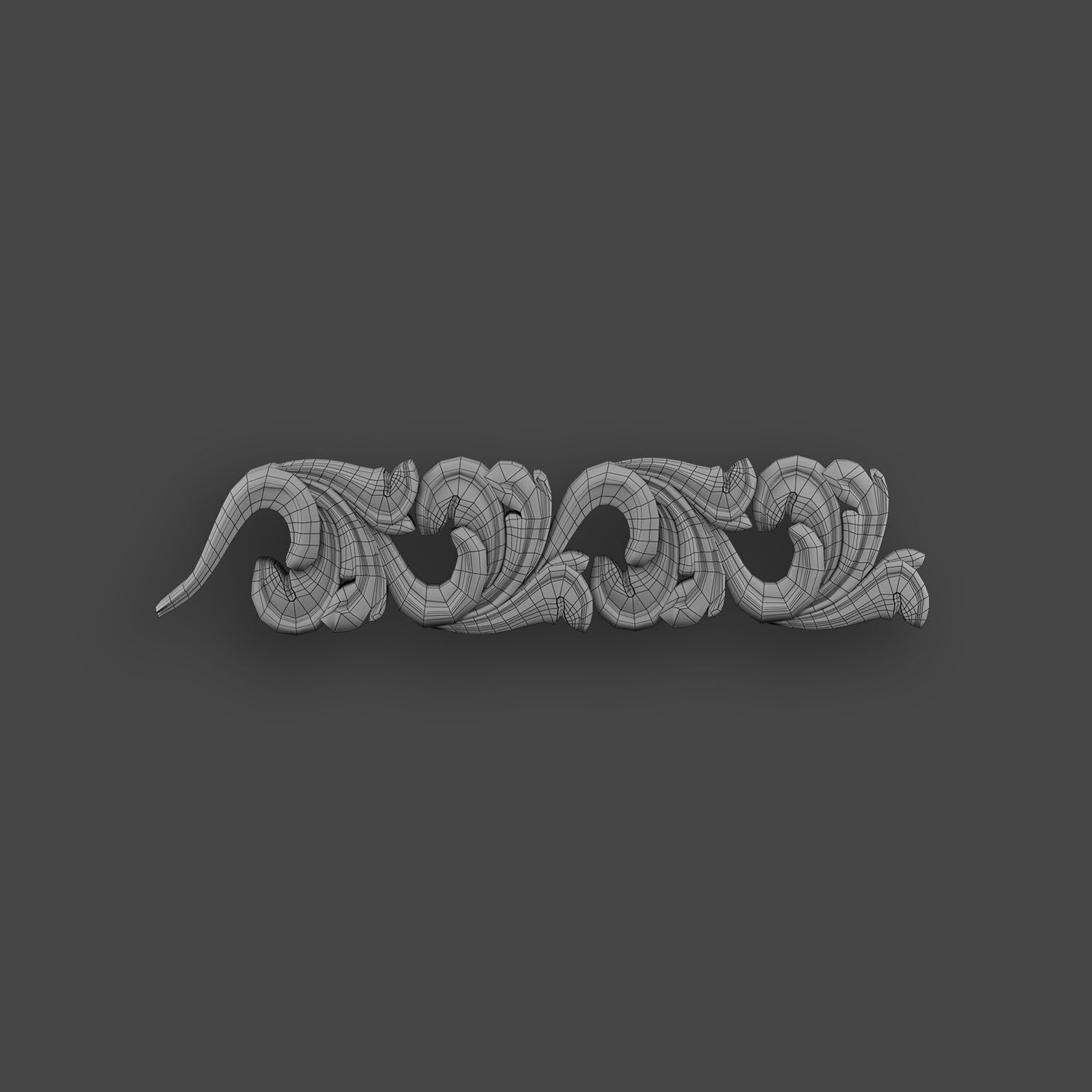 5 Borders Ornamental Pack 9 3D model_19