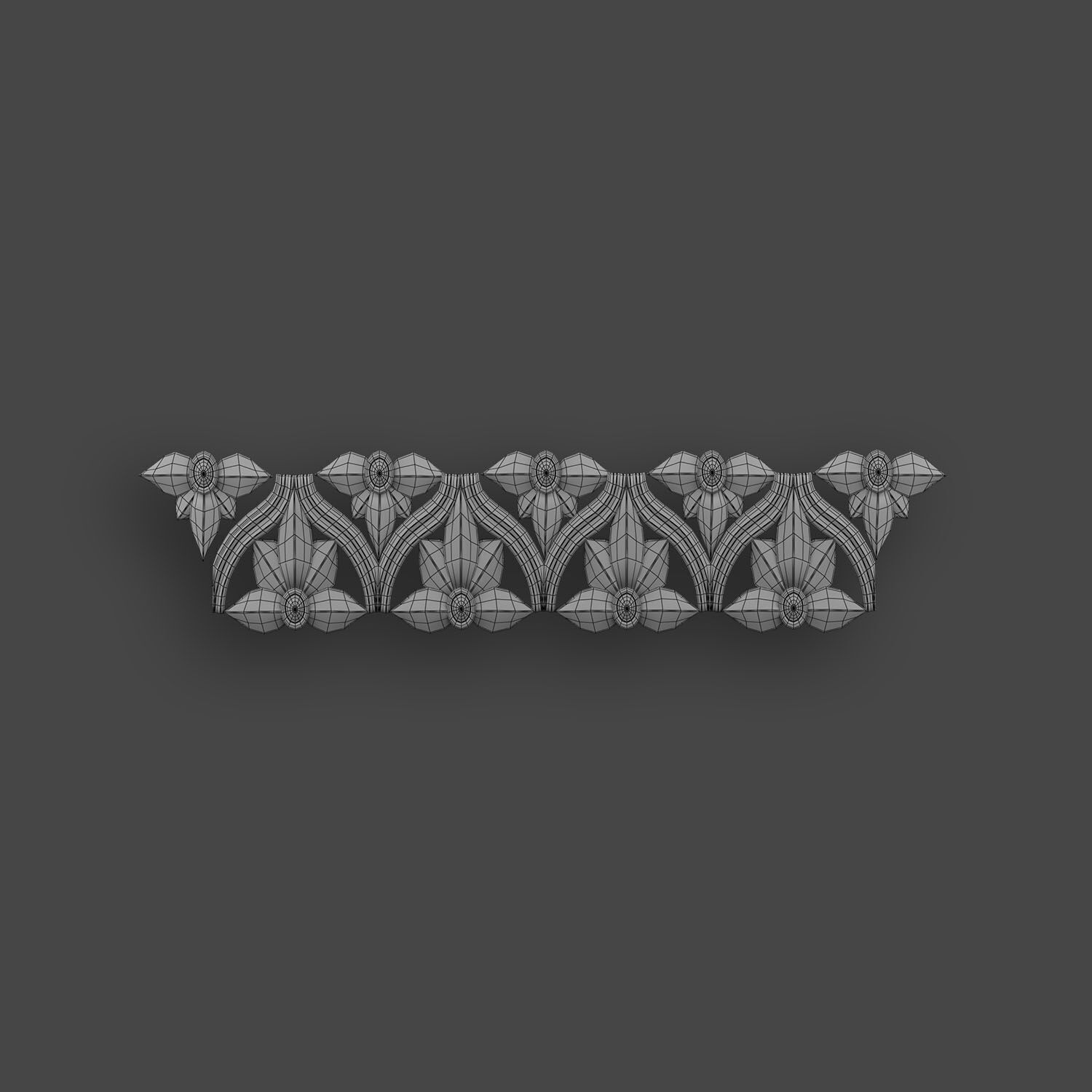 5 Borders Ornamental Pack 9 3D model_23
