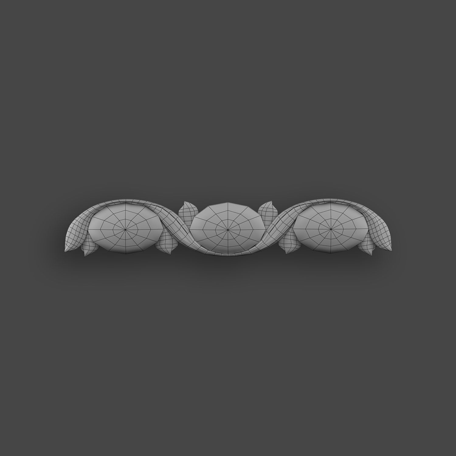 5 Borders Ornamental Pack 9 3D model_22