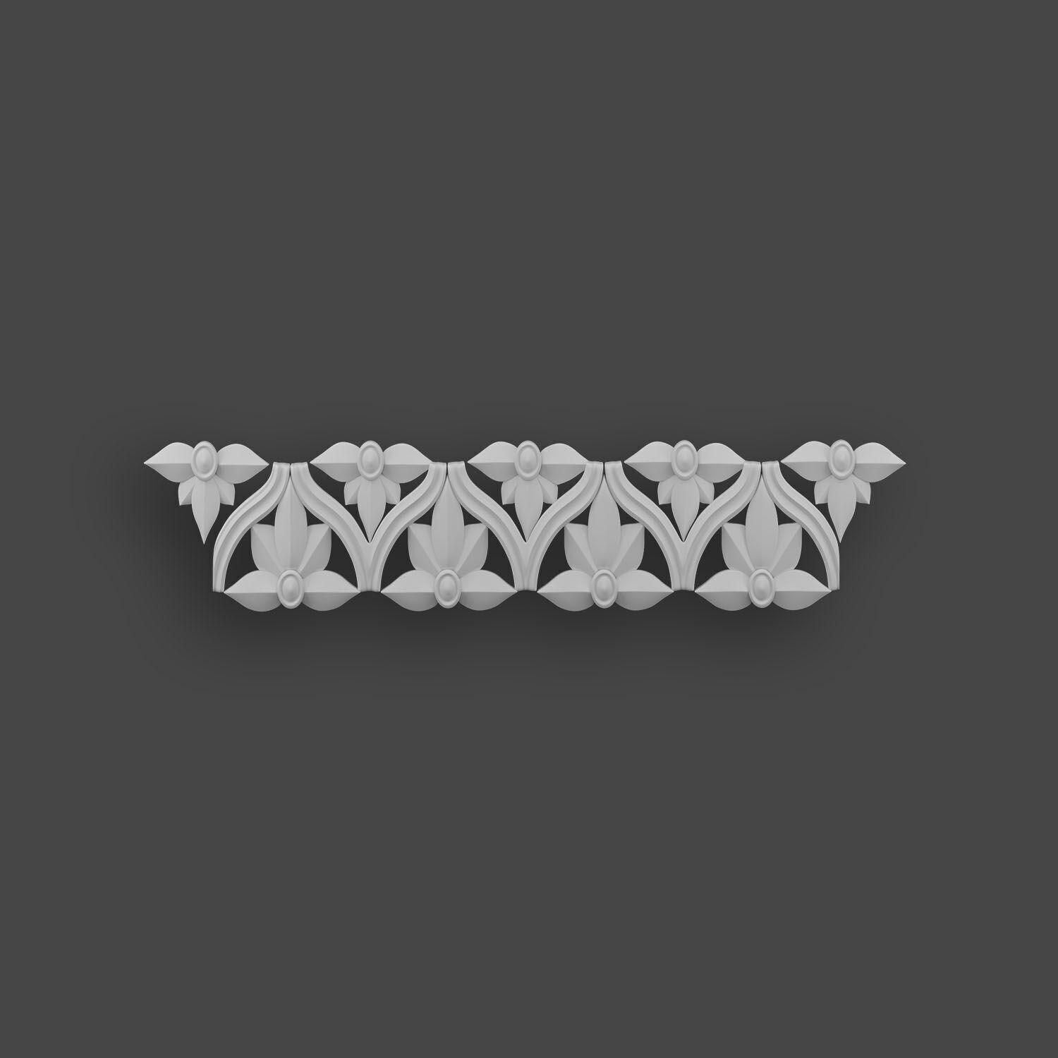 5 Borders Ornamental Pack 9 3D model_11