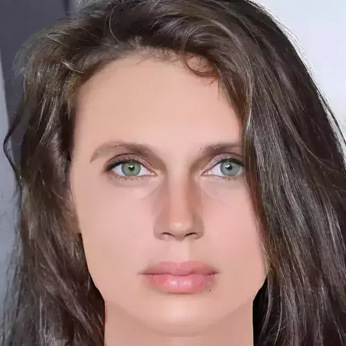 Marine Vacth Head - No Hair - Low poly head for game