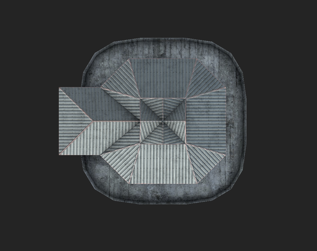 The Clock Tower Low-poly 3D model_8