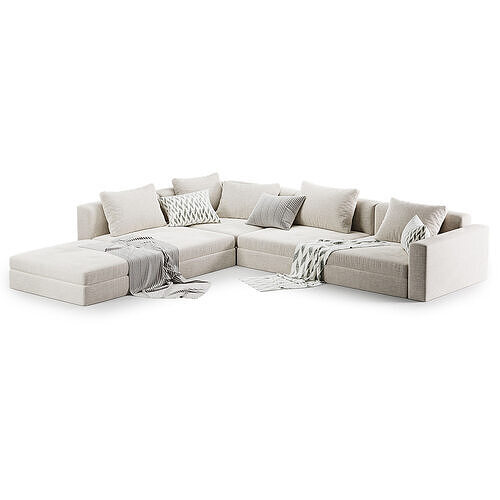 dune sofa poliform 3D model 2