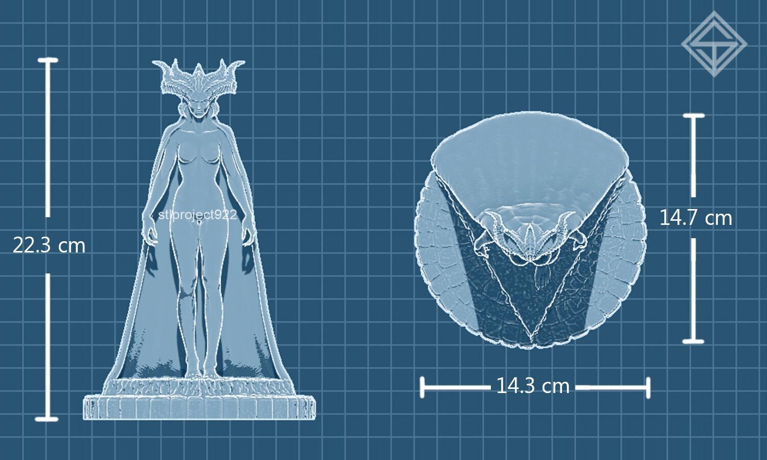 Lilith Born 3D print model_4