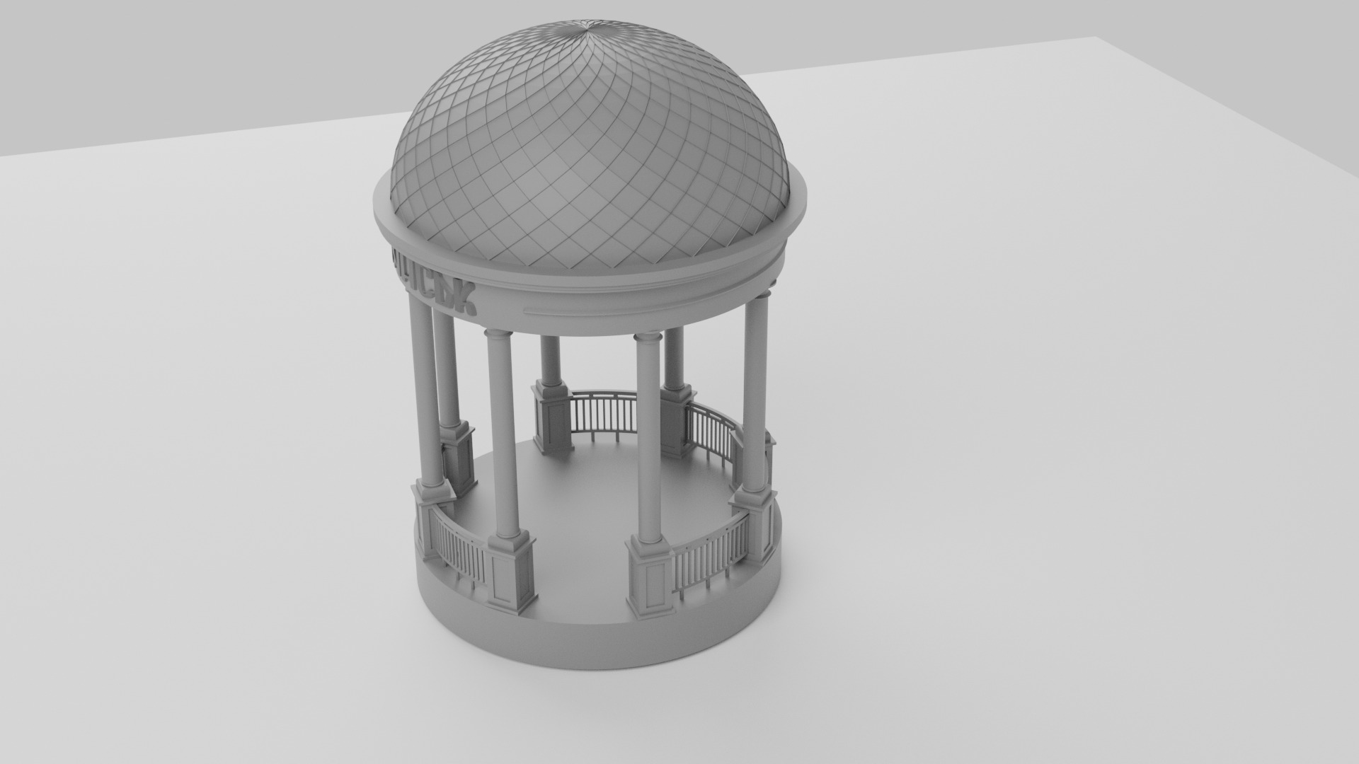 Berdyansk gazebo 3D print model_2