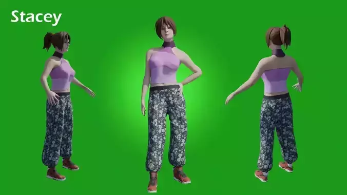 Stacey Free 3D model